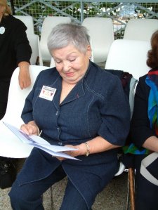 Lecture du programme de la cérémonie