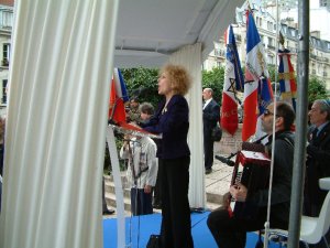 Début de la cérémonie : Chant des Marais par Talila et Mr LASRY