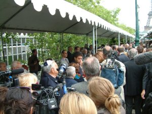 Marque de sympathie des autorités